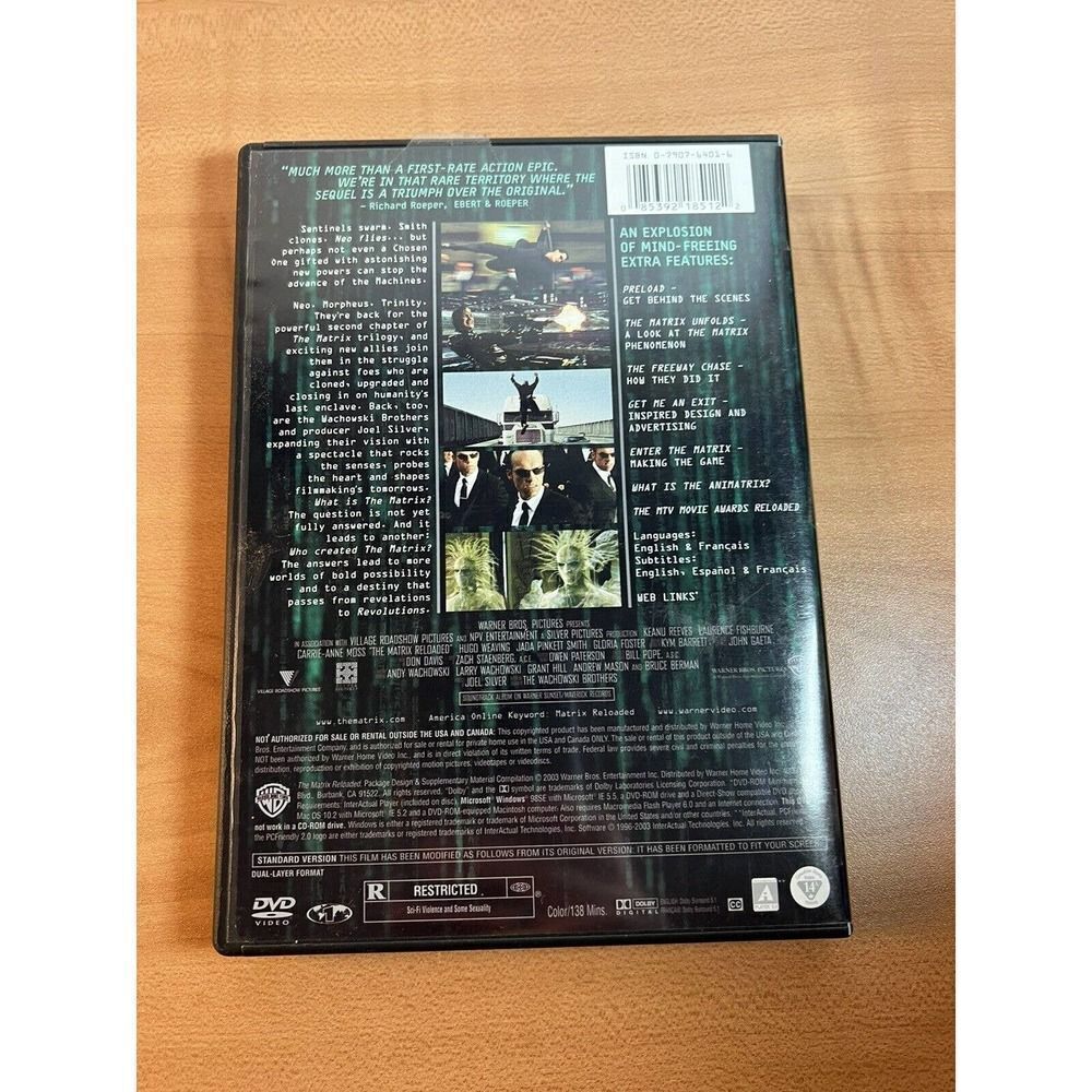 The Matrix Reloaded DVD - Picture 2 of 9